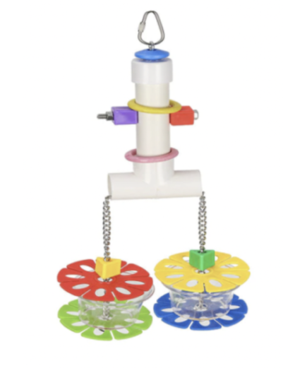 Adventure Bound Hanging Foraging Cups Treat Foraging Parrot Toy